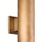 Vaxcel Chiasso 14.25-in H Warm Brass Outdoor Mid Century Modern 2 Light Outdoor Cylinder Wall Sconce, Up-Down Lighting T0588 - alternate 3